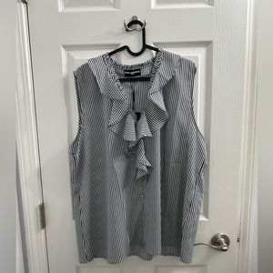 KARL LAGERFELD PARIS
Yagavi Button Up Ruffle Blouse
